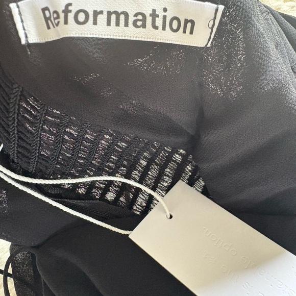 NWT REFORMATION Kourtney Side Slit Dress - Picture 11 of 16